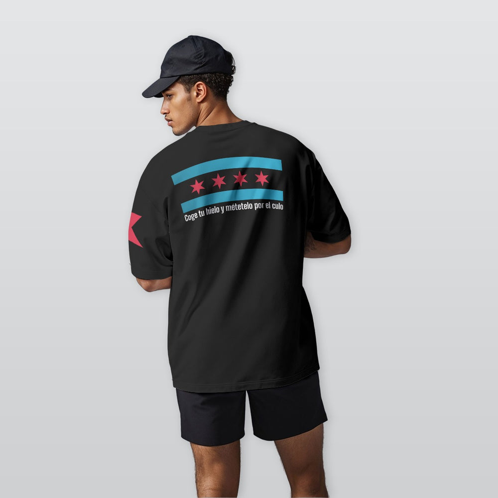 RESIST Fuck ICE Chicago Oversize Cotton Tee