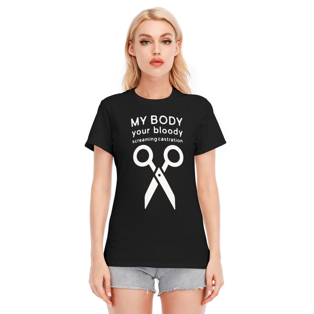 OTEKA My Body your bloody screaming castration T-shirt
