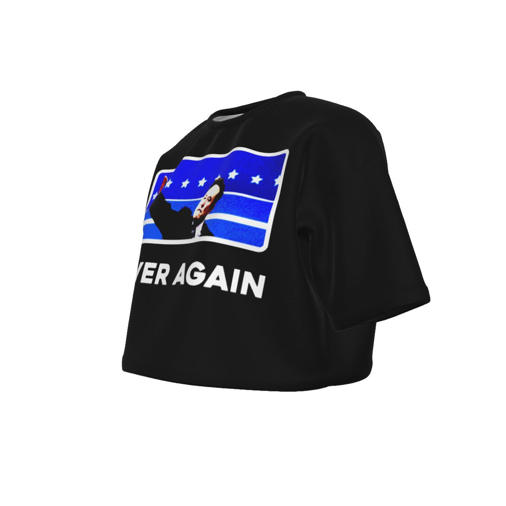 RESIST Never Again Musk Croptop