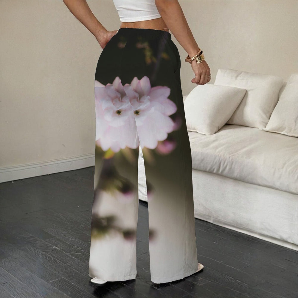 OTEKA Blossom Straight-Leg Casual Pants