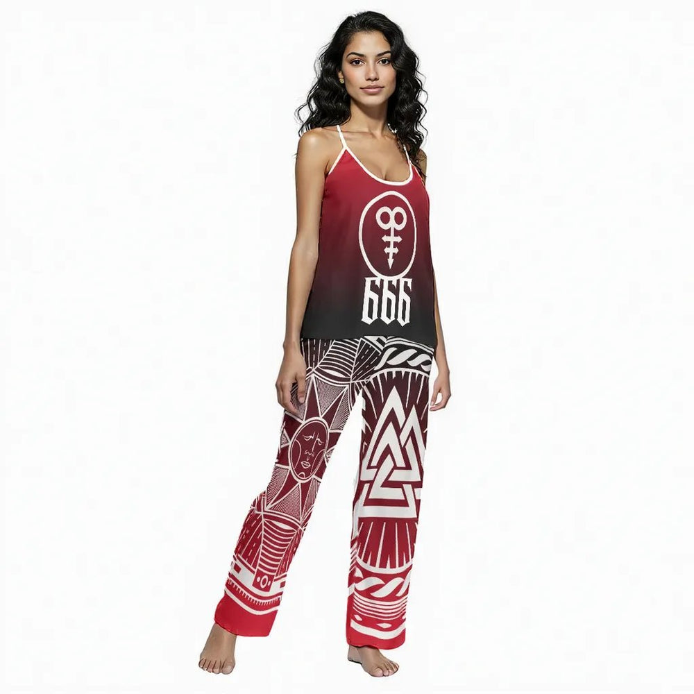 OTEKA Satanic Mystical Red Pool Jammies