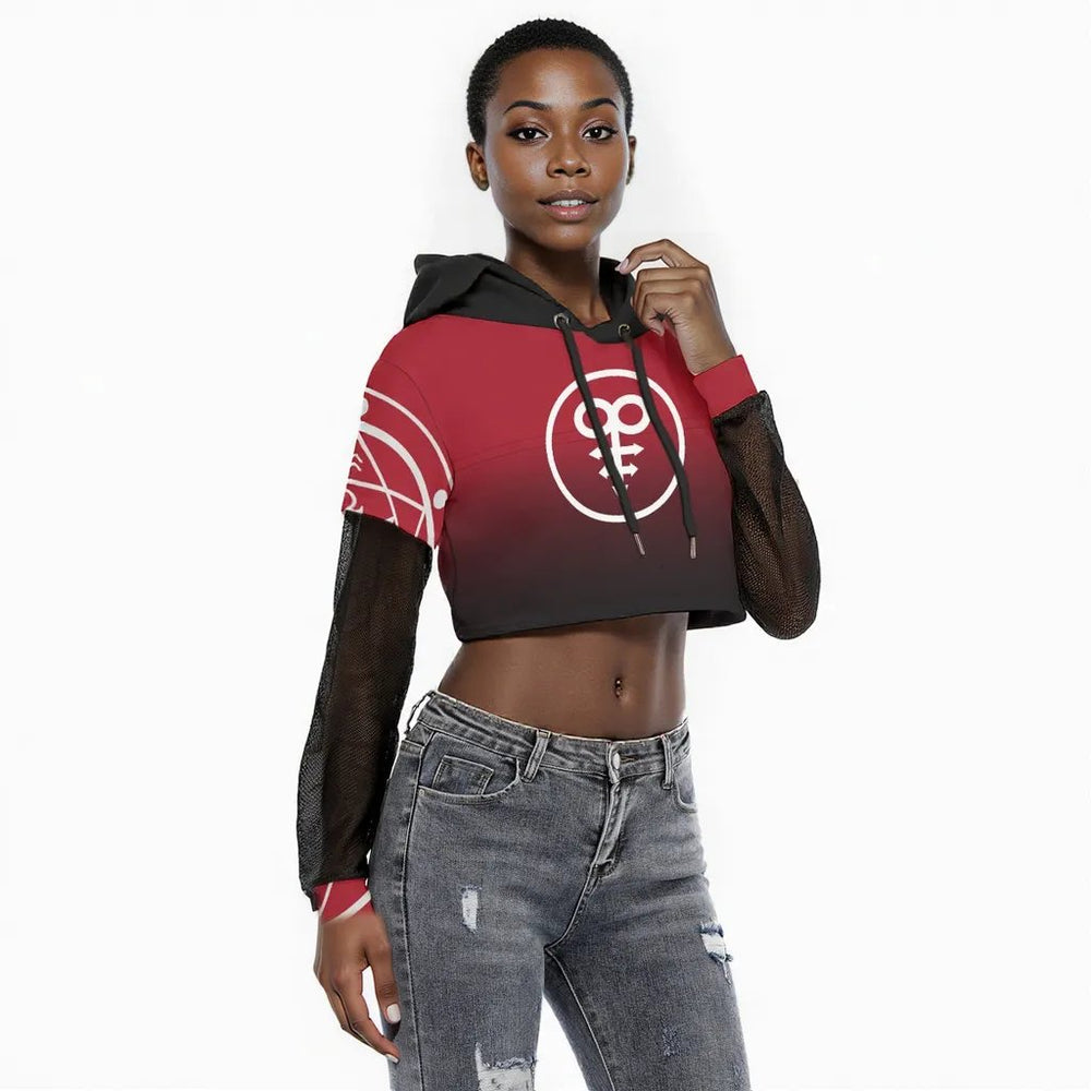 OTEKA Red Demon Women's two piece Hoodie