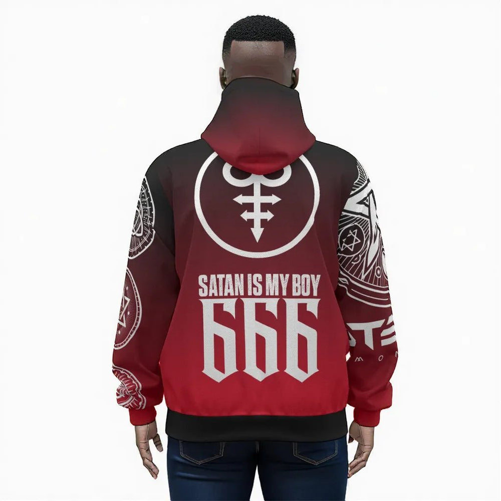 OTEKA Red Satan is my boy hoodie