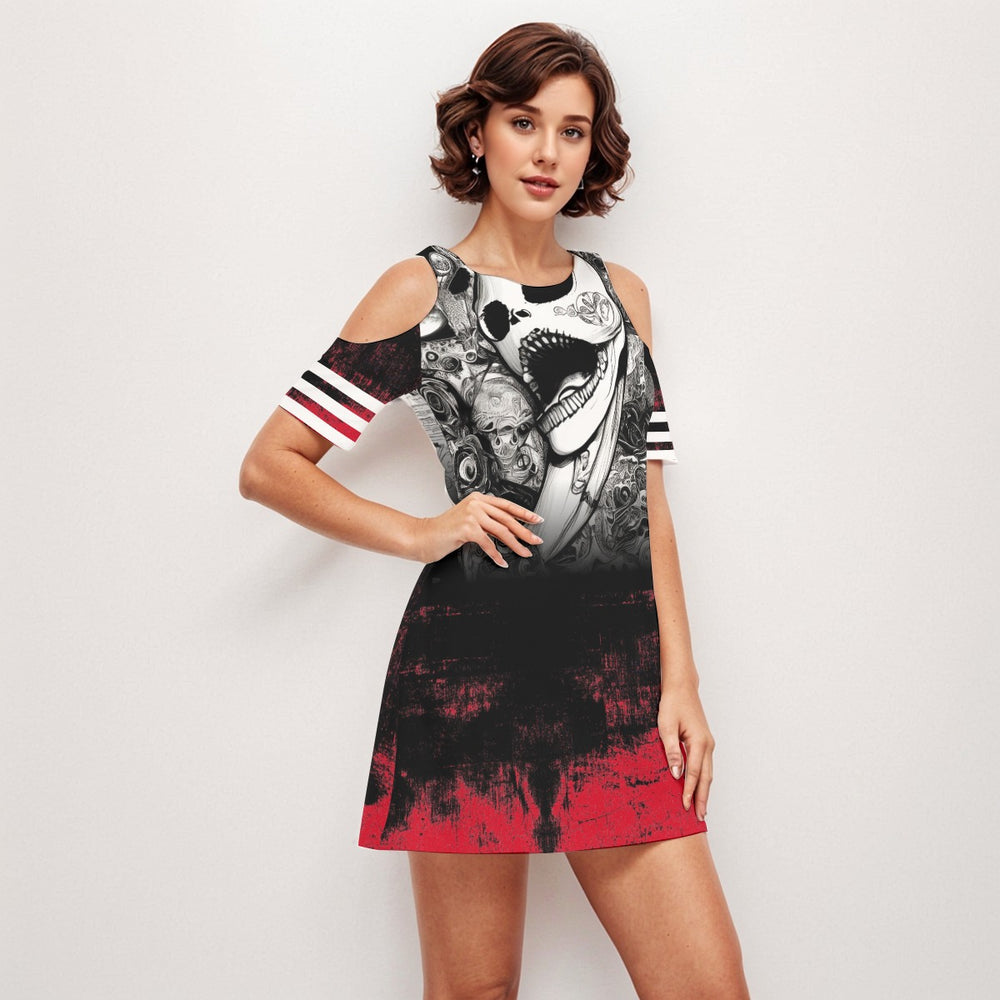 OTEKA Red Varsity death dress