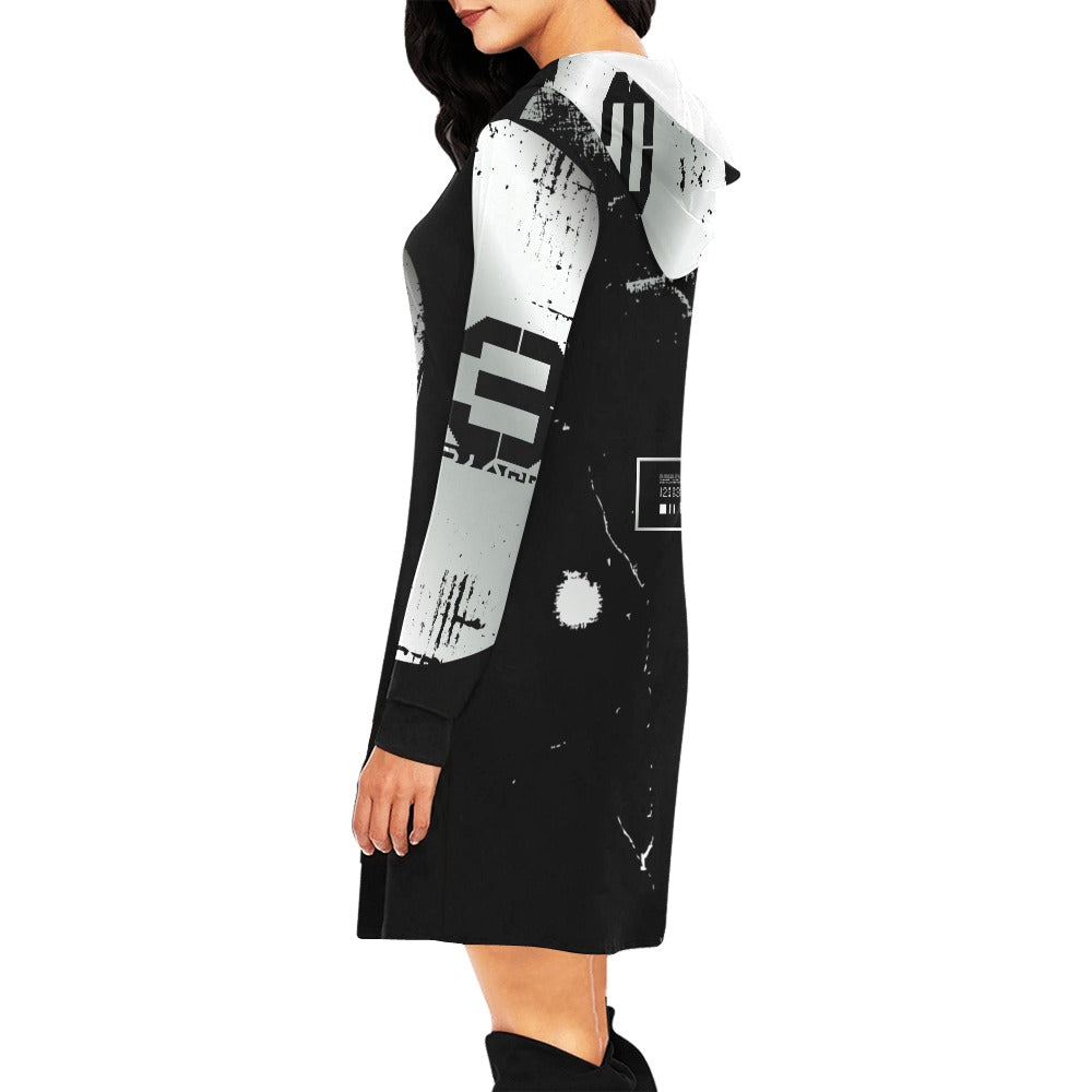PULSEBLACK Hoodie Mini Dress (H27)