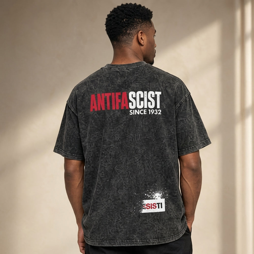 RESIST Antifa Cotton Washed Shirt