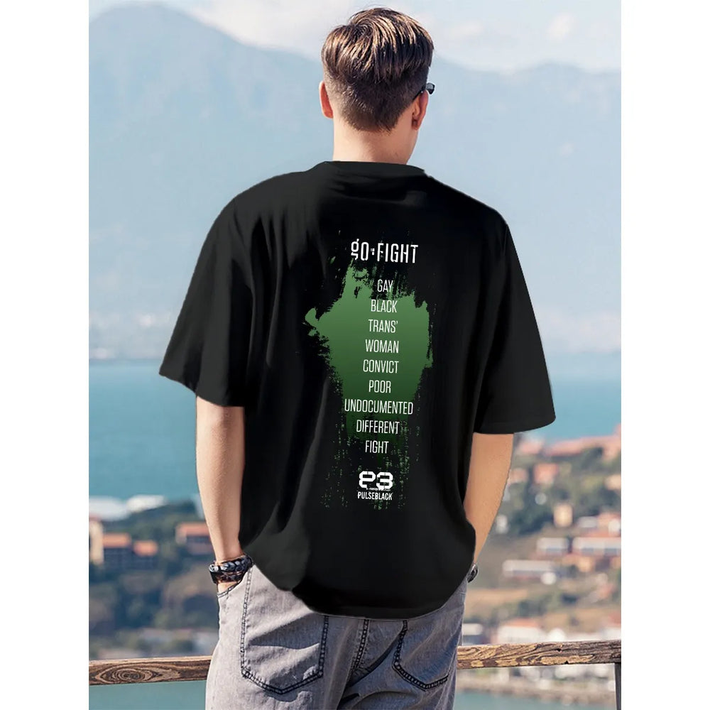 GOFIGHT Fight t-shirt |180GSM Front & Back DTF