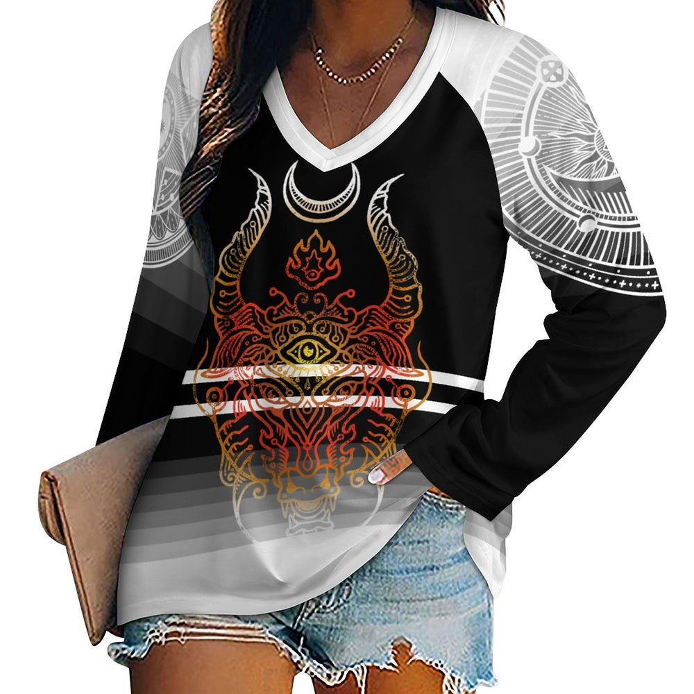 OTEKA Women's Apocalypse Demon Long sleeve