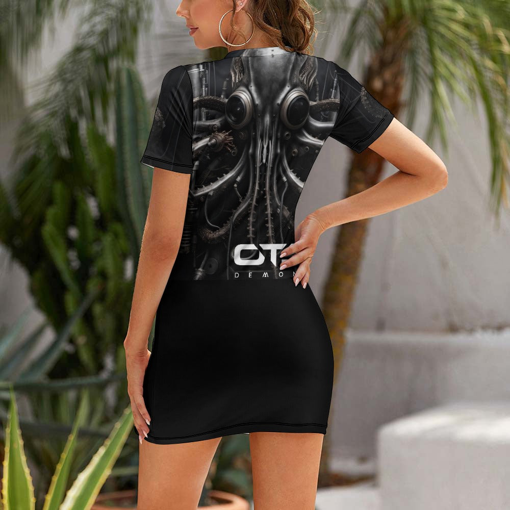 OTEKA Alien Short Sleeve Dress