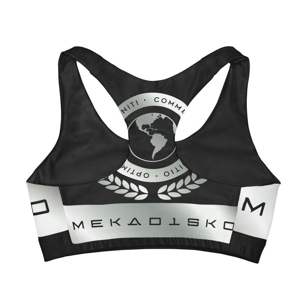 MEKADISKO Double Lined Seamless Sports Bra
