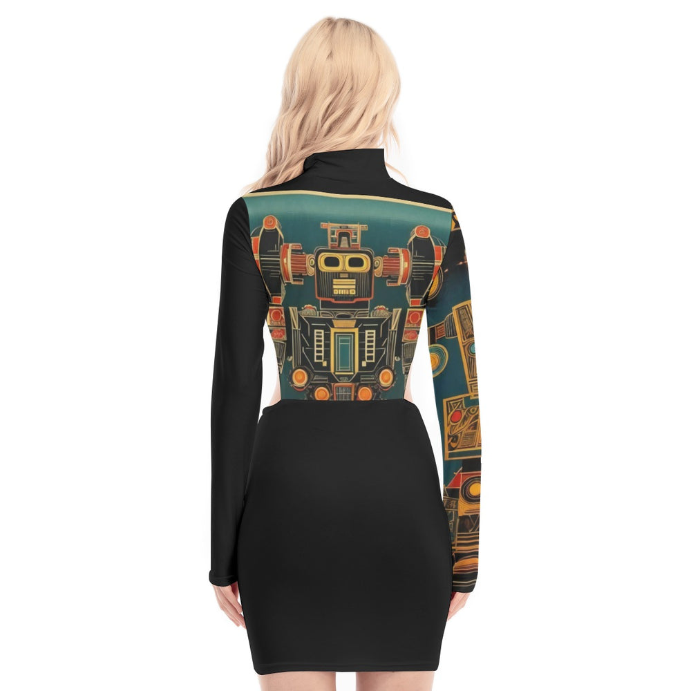 OTEKA Chill Robots Club Dress