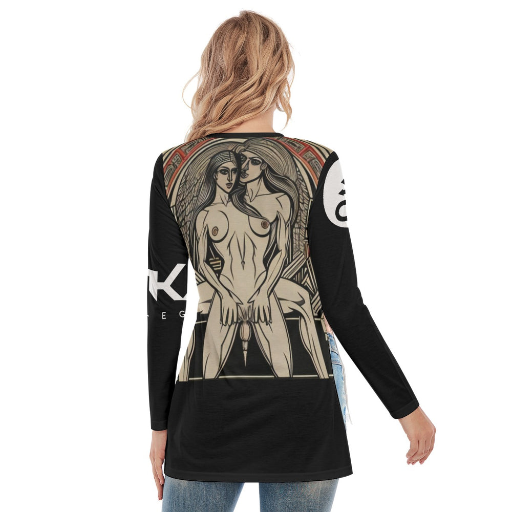 OTEKA Mythology Side Split Long T-shirt
