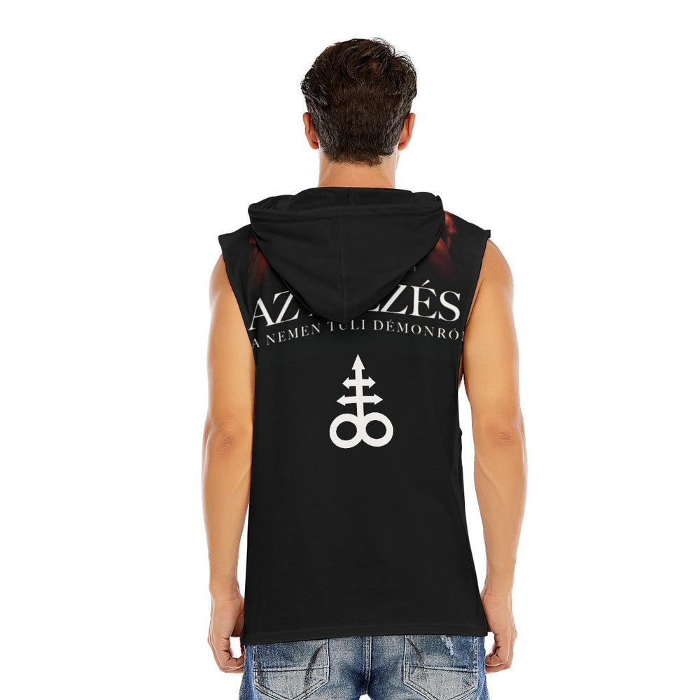 OTEKA Movie Print Sleeveless Pullover Hoodie 1