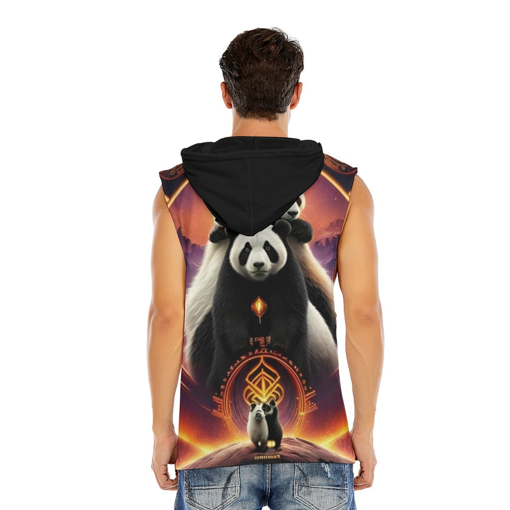 OTEKA Movie Print Sleeveless Pullover Hoodie 2
