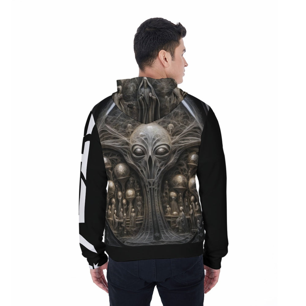 OTEKA Fleece Alien Temple Hoodie