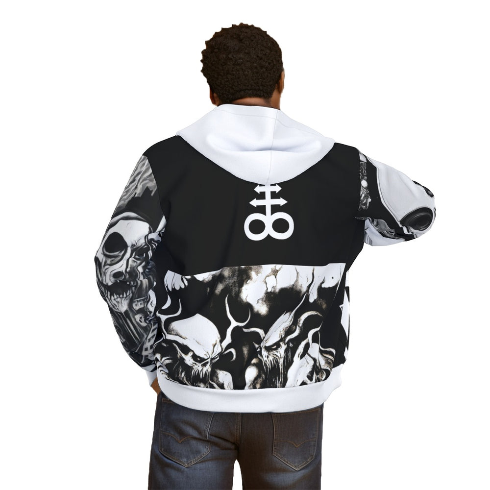 OTEKA Skullie Zipper Hoodie With Black Lining