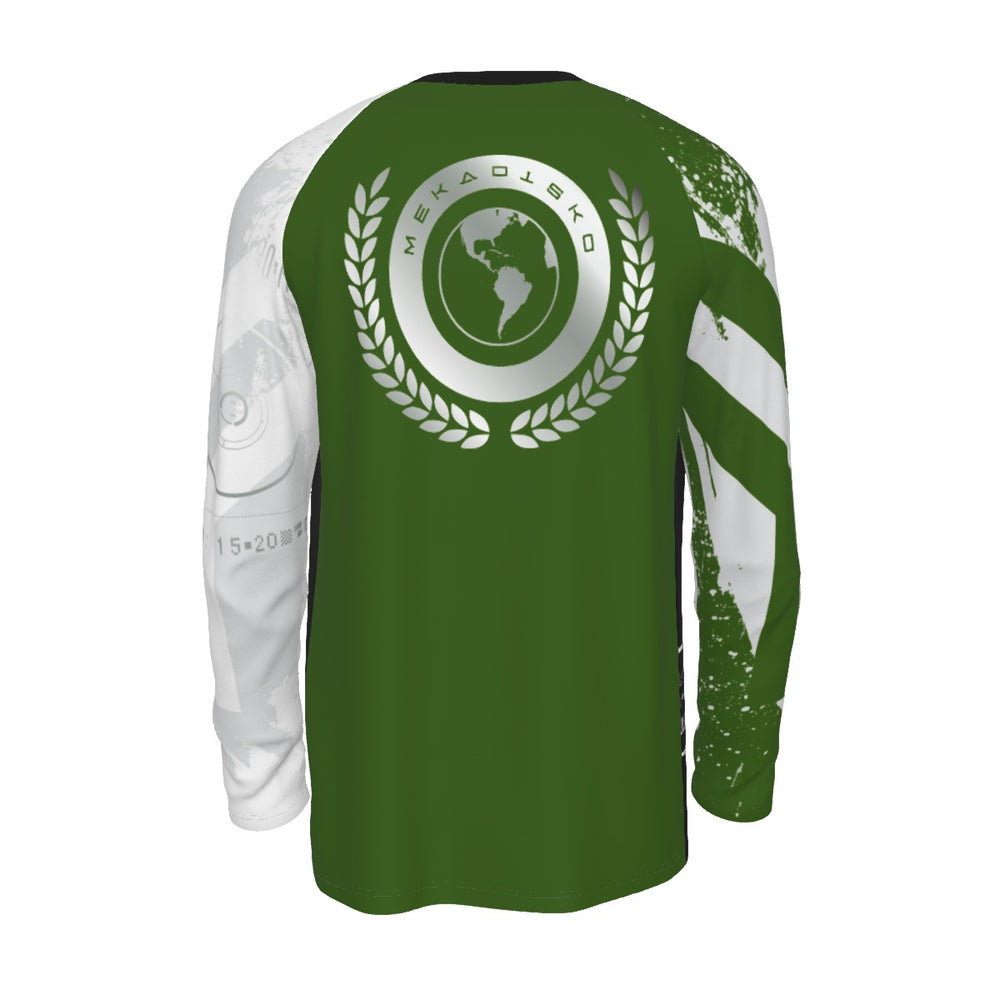 GO FIGHT Green Long Sleeve T-shirt