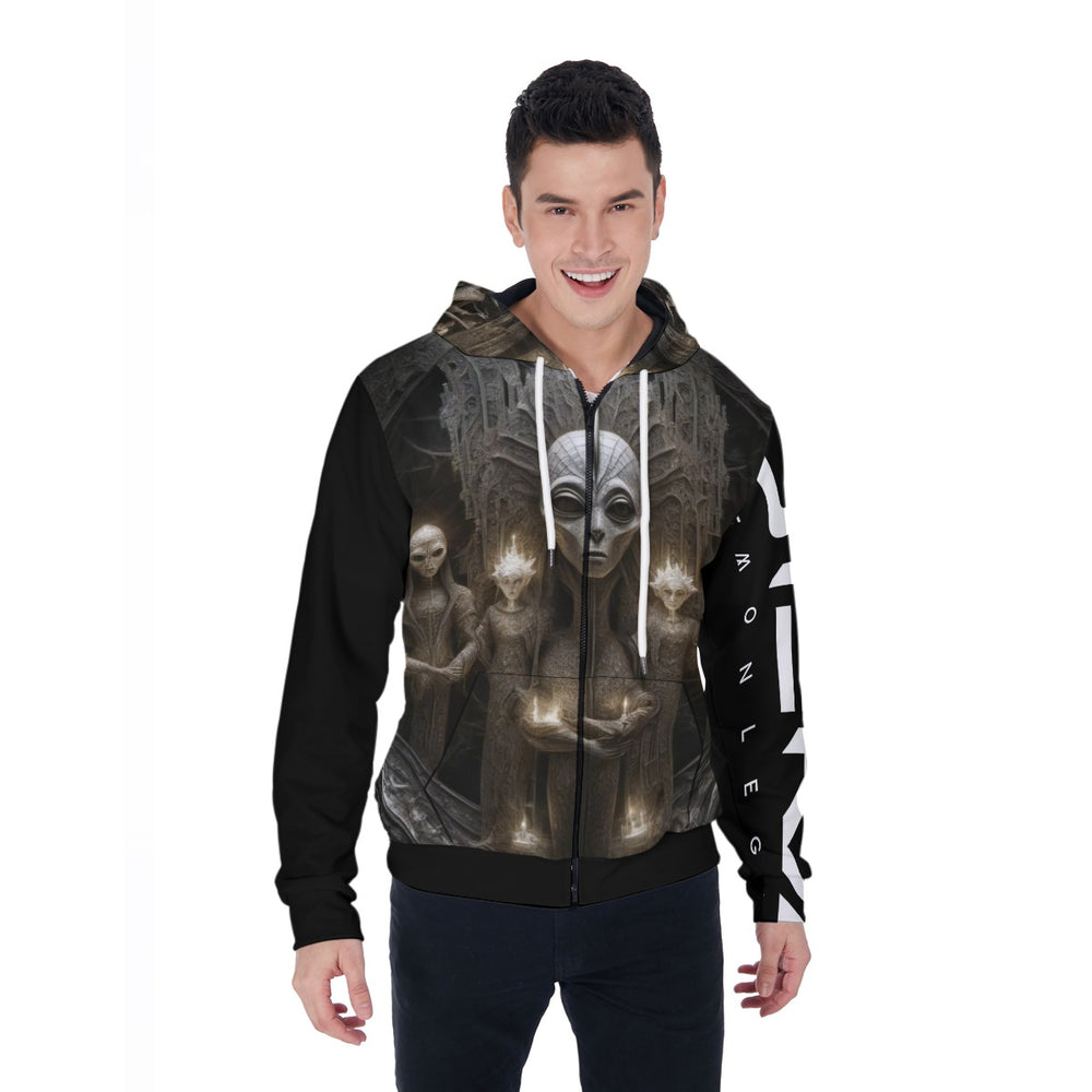 OTEKA Fleece Alien Temple Hoodie