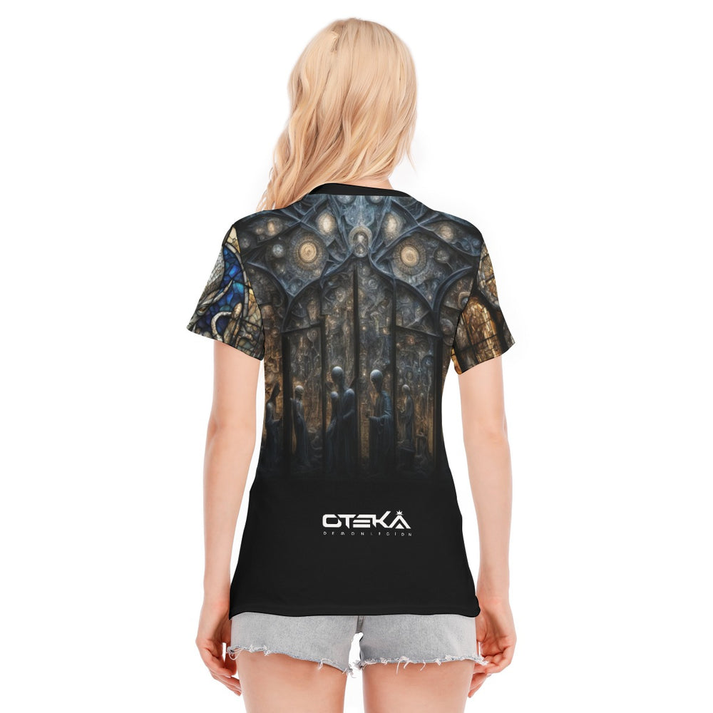 OTEKA Alien Stained Glass 2 Women's Shirt