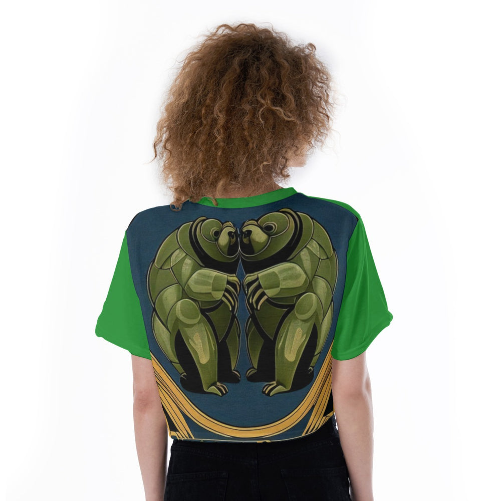 OTEKA Happy Tardigrades Crop Top