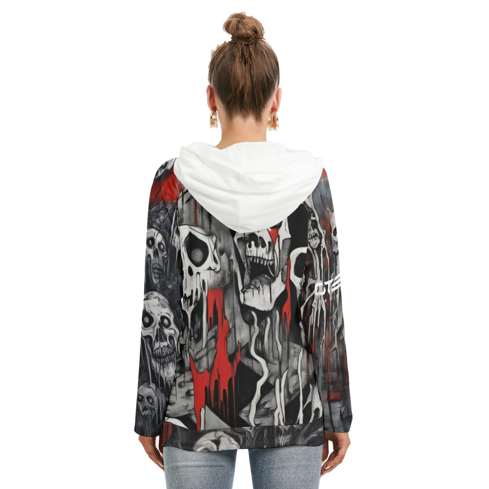 OTEKA Bloody Skull Double Hoodie