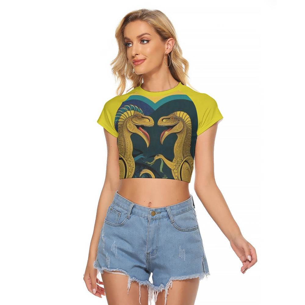 OTEKA Happy Dinosaur Crop Top 3