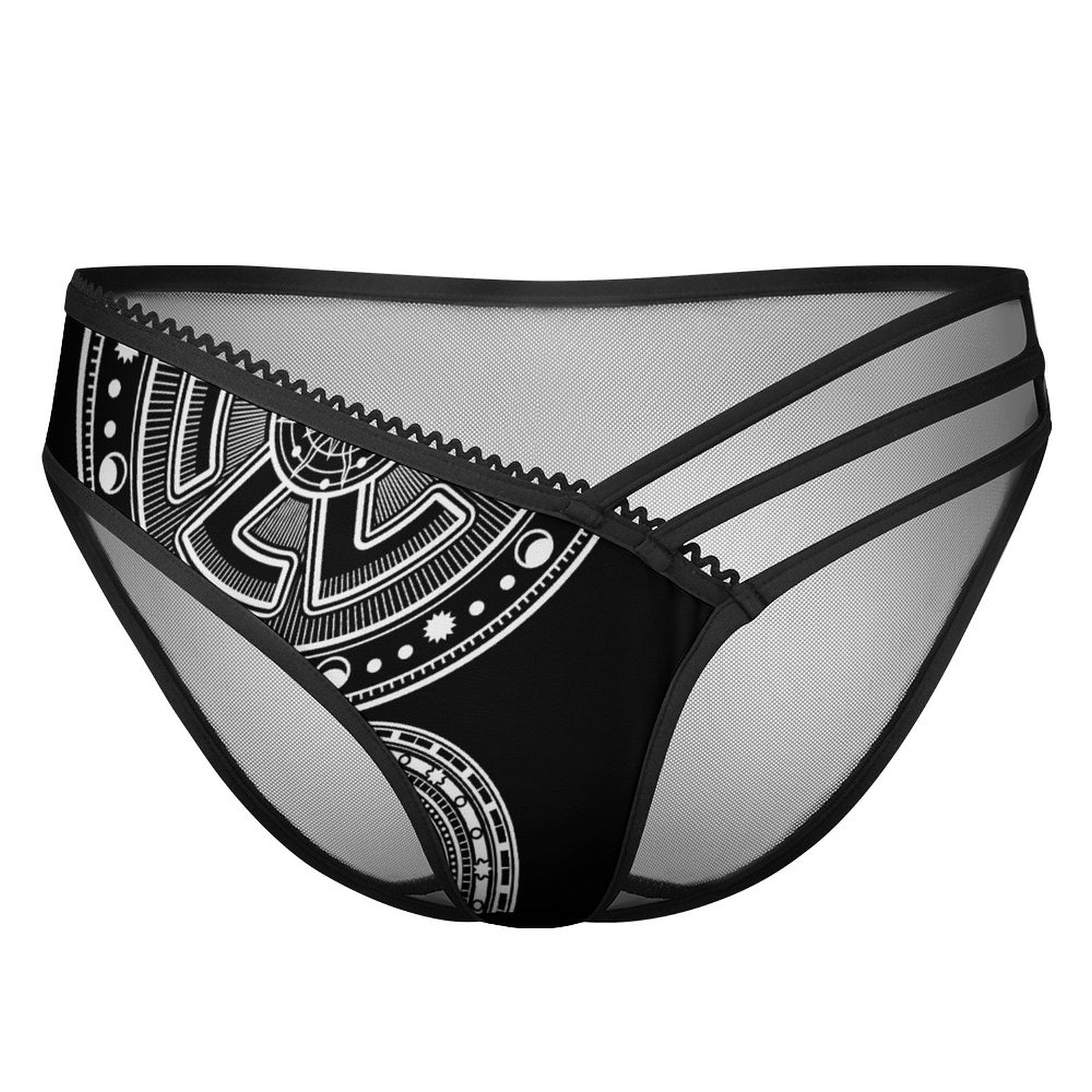 OTEKA Black satanic side show bathing bottoms