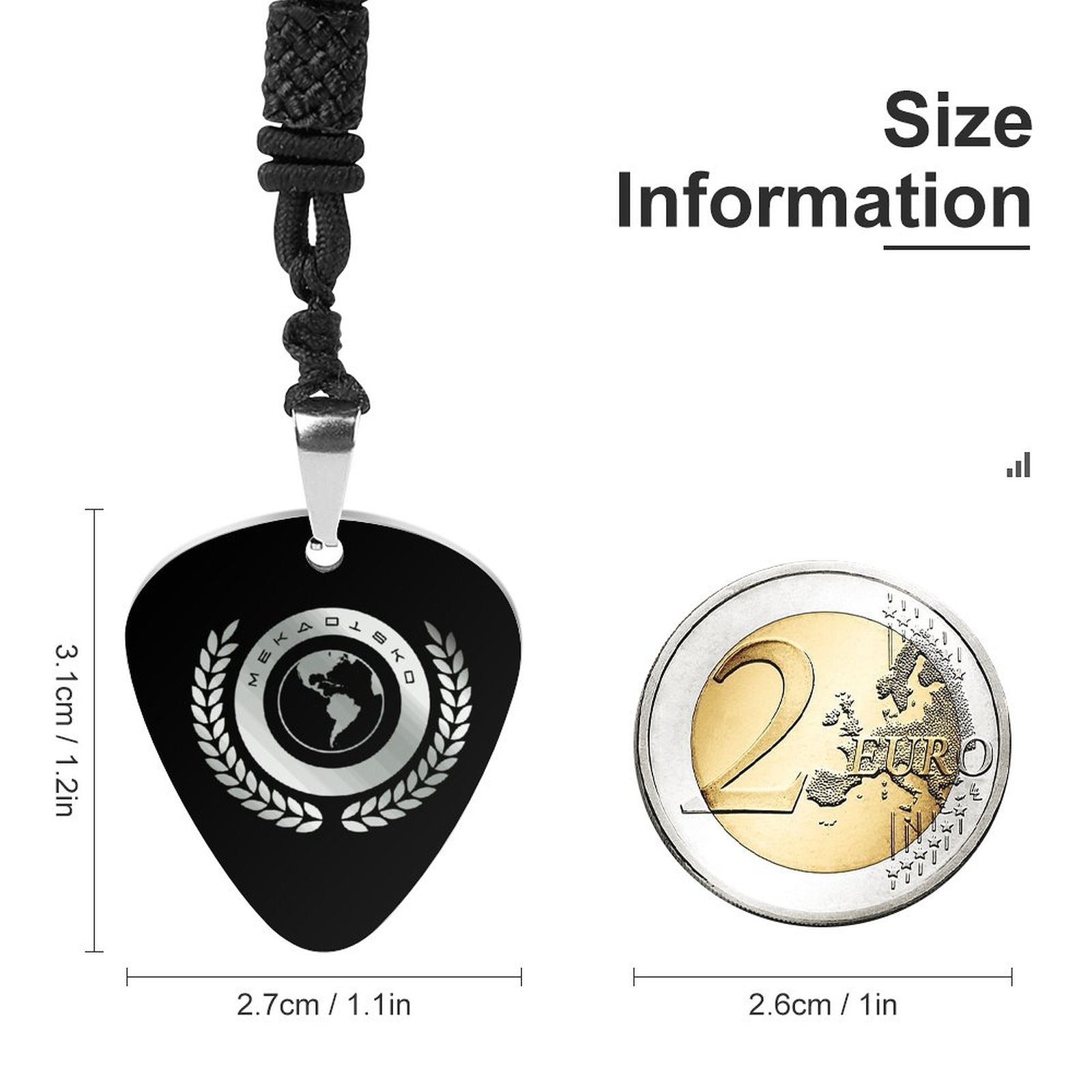 MEKADISKO Guitar Pick Necklace