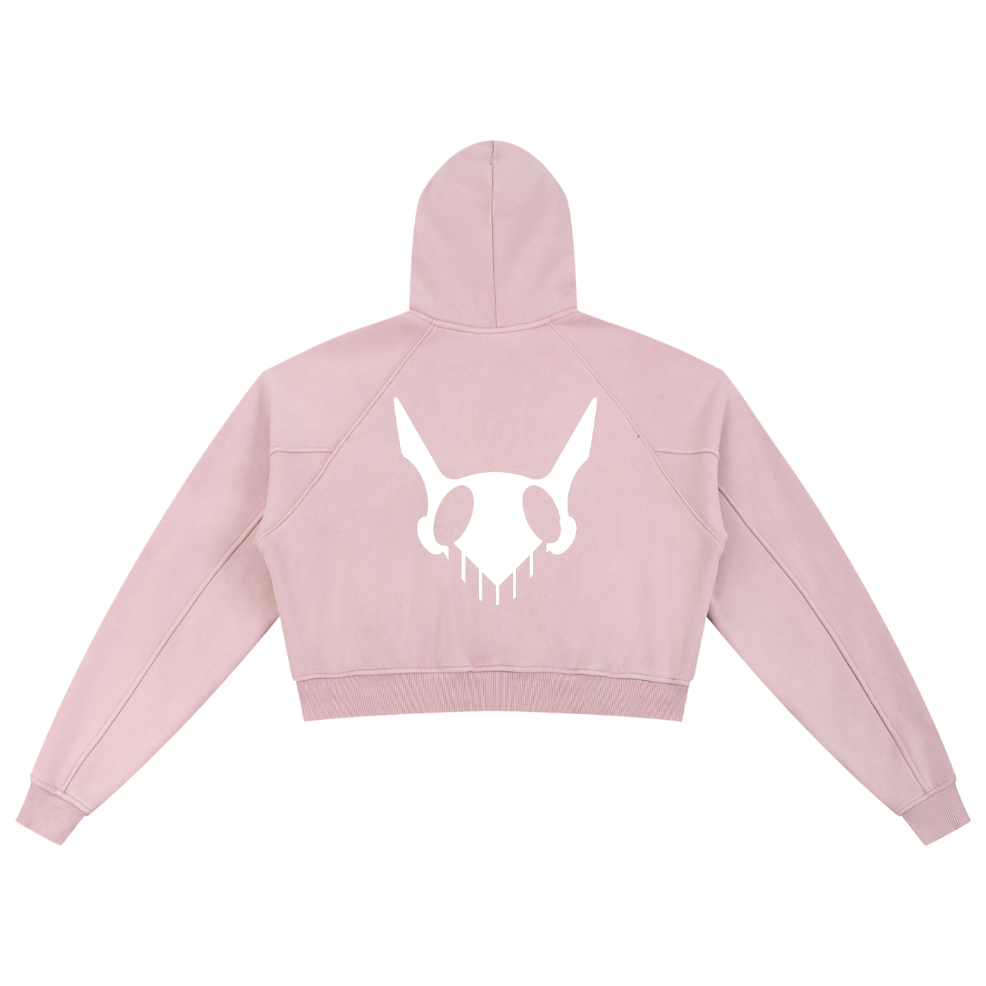 OTEKA DAISY Snow Washed Cropped Hoodie