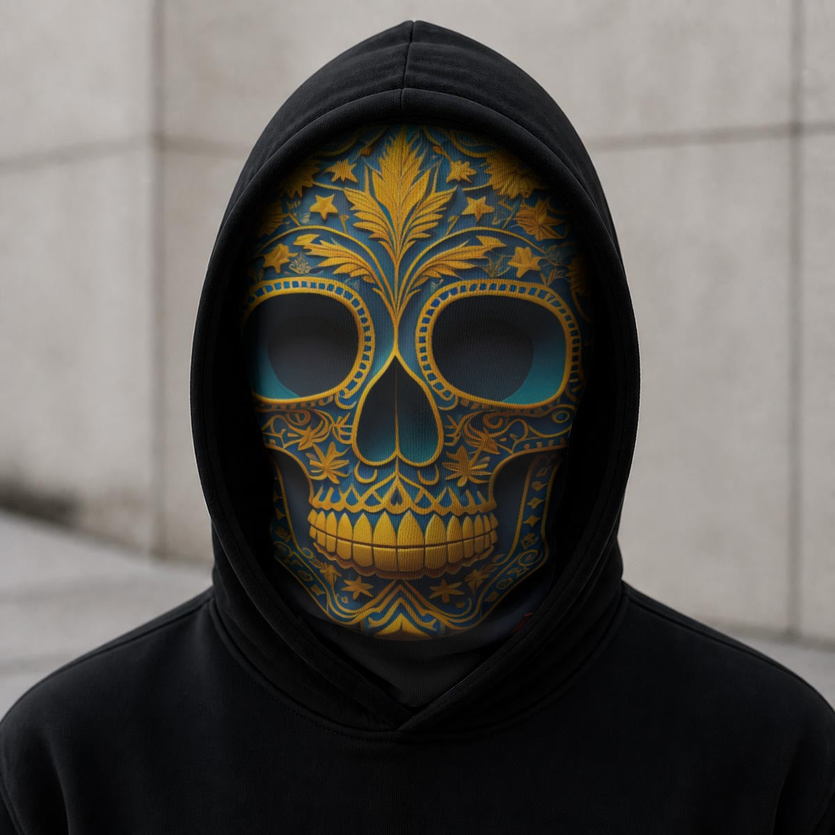 RESIST Gold protest mask