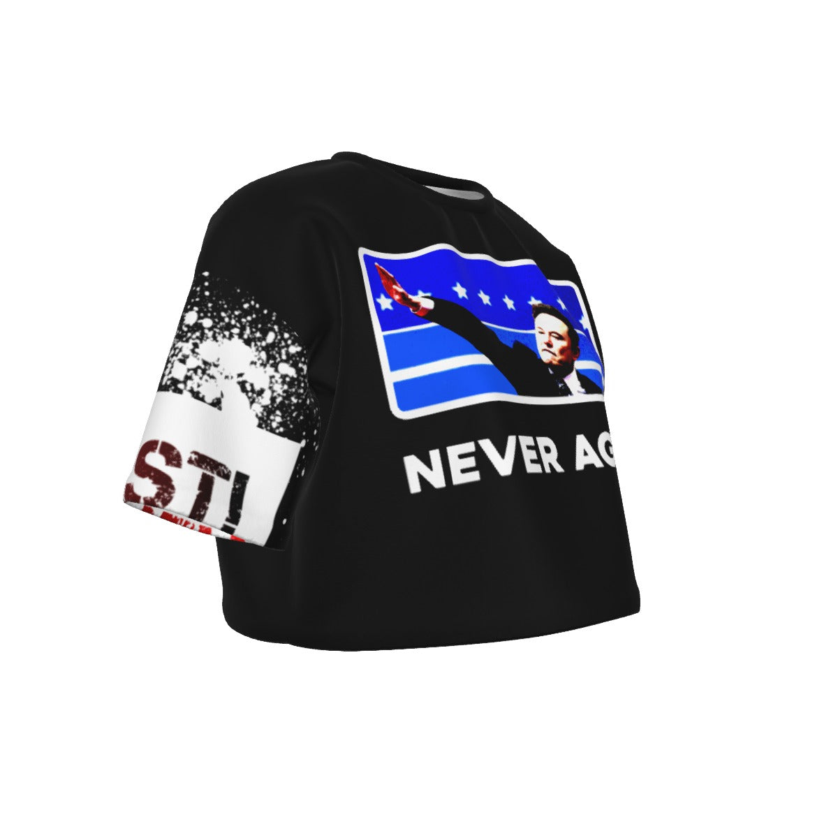 RESIST Never Again Musk Croptop