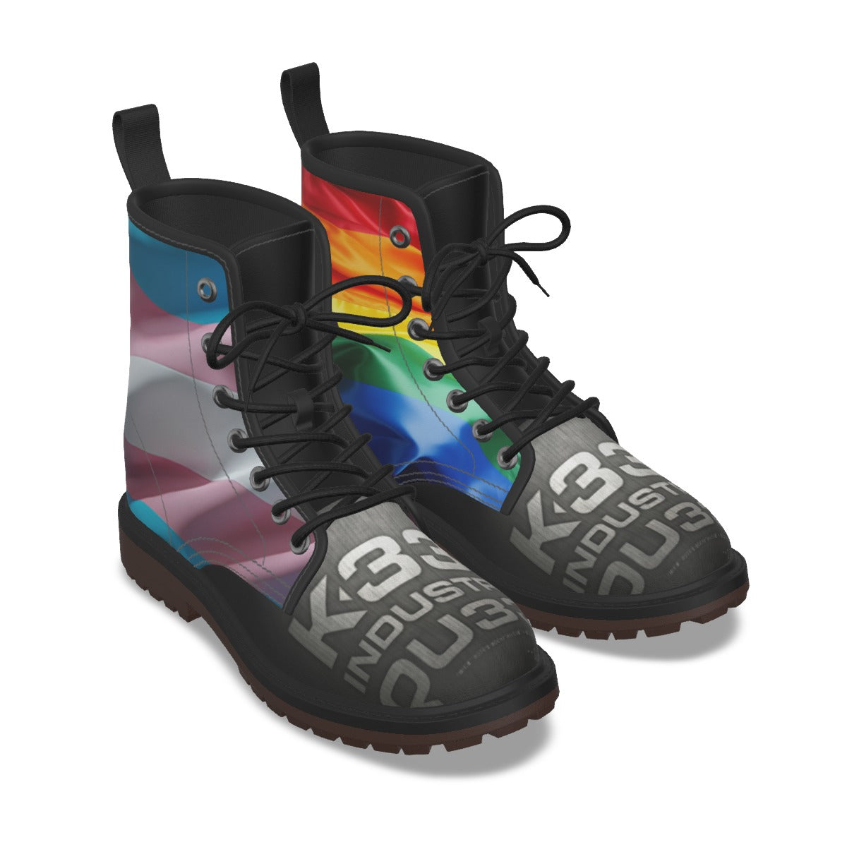 KEEP INDUSTRIAL QUEER boots