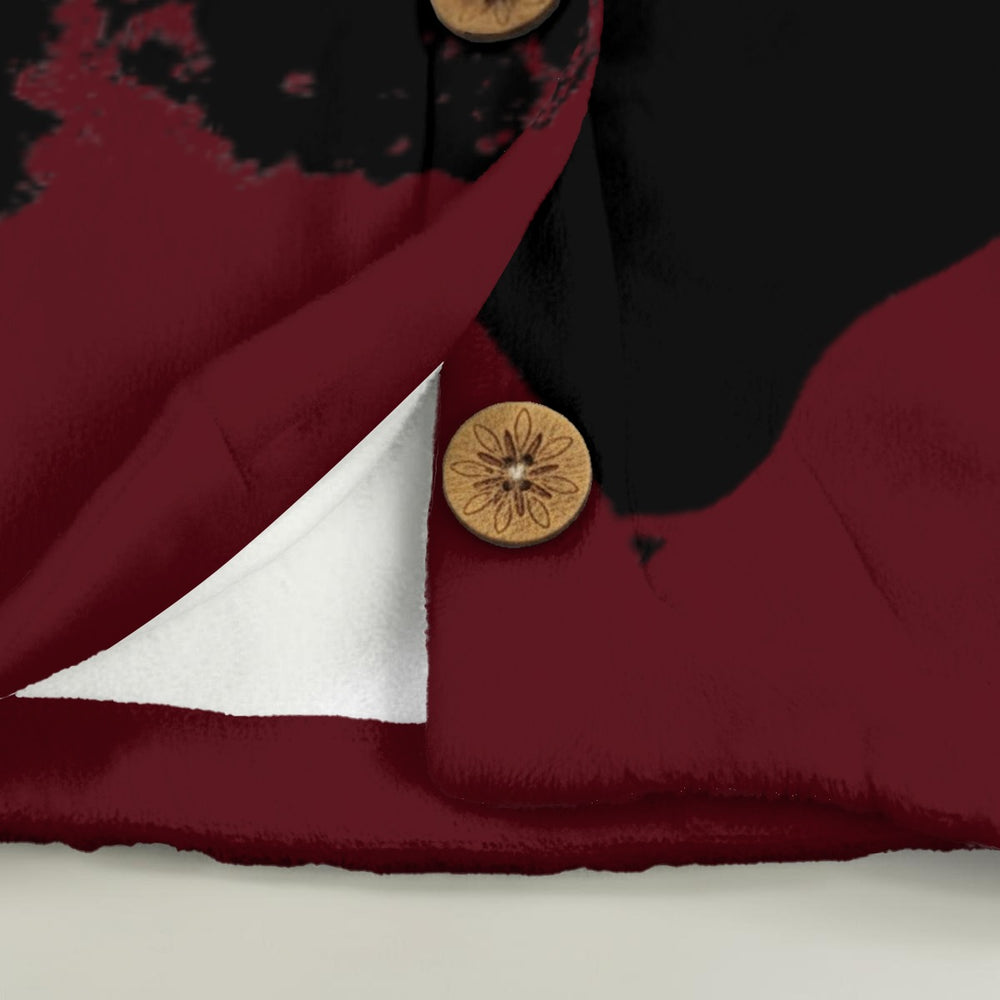 OTEKA Demon Flannel Cat Ear Hoodie