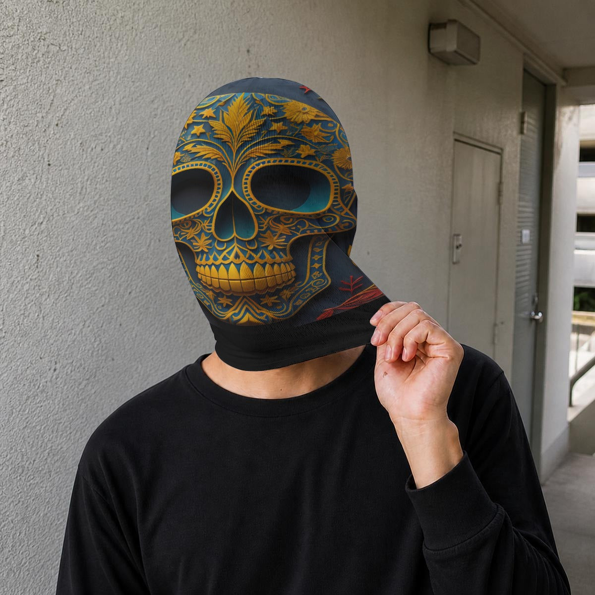 RESIST Gold protest mask