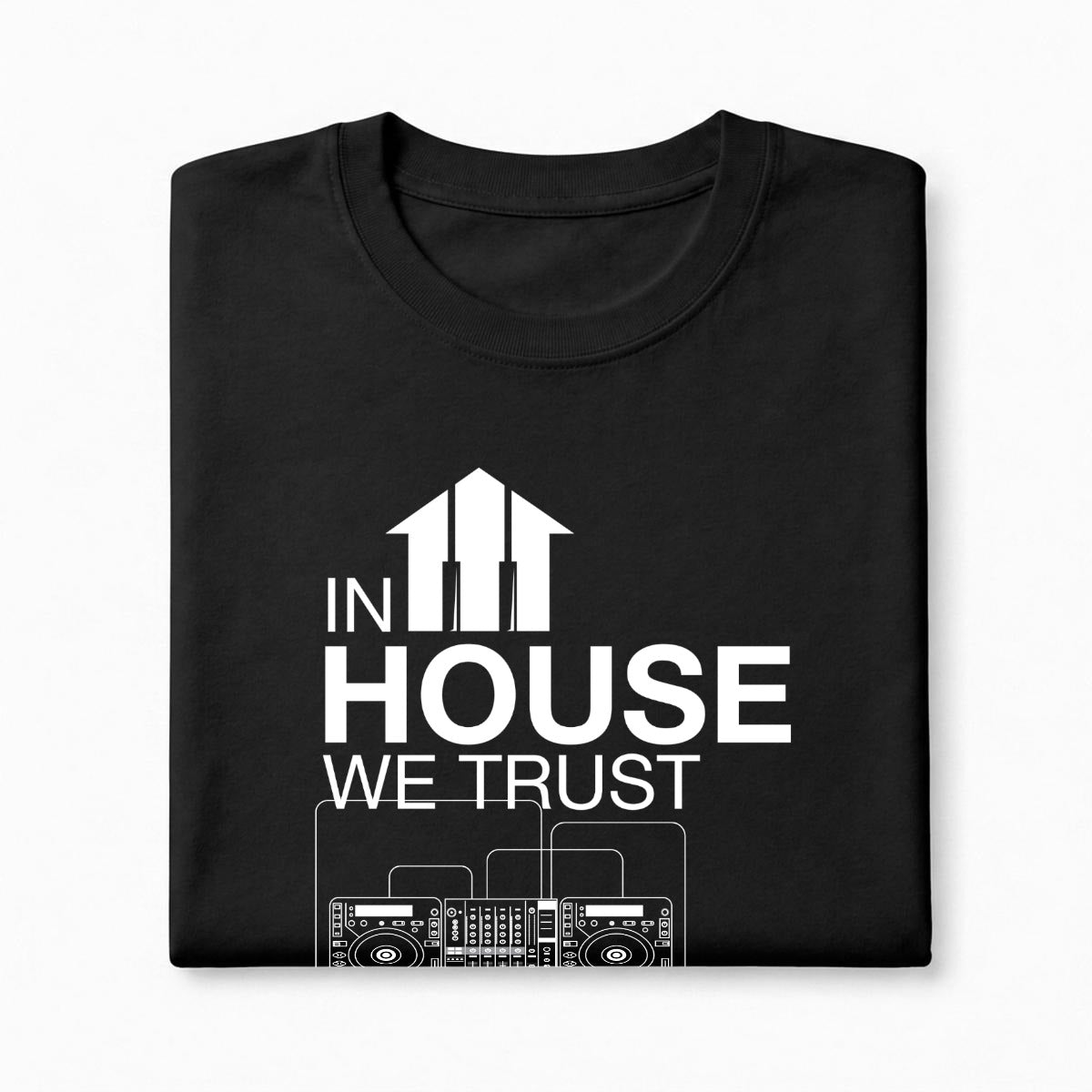 HOUSE In house we trust Heavyweight Crew Neck T-Shirt|DTF