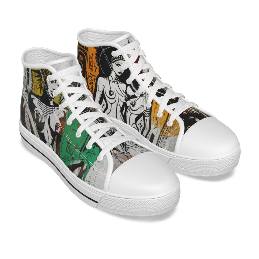 OTEKA Color of Love Canvas graffitti shoes