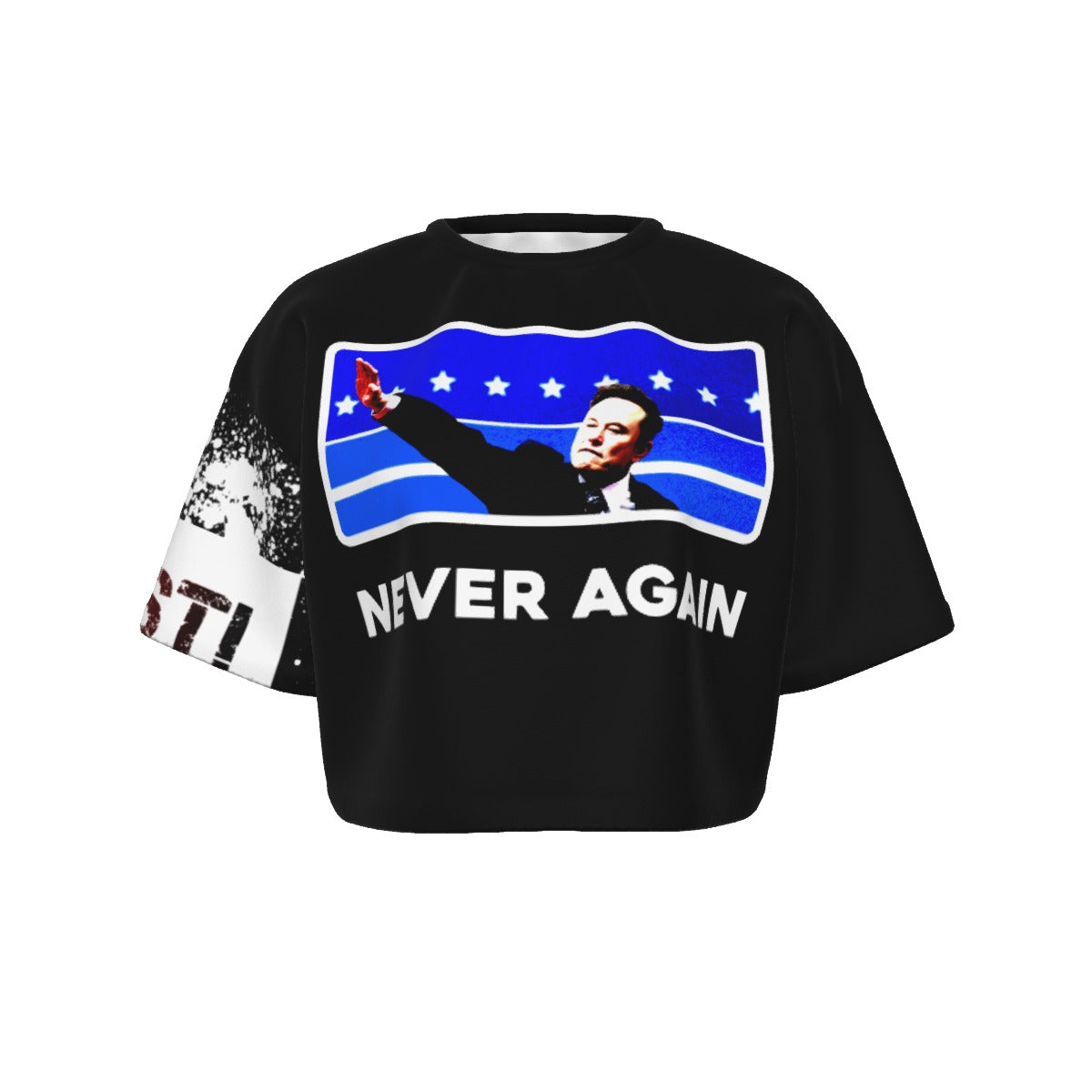 RESIST Never Again Musk Croptop