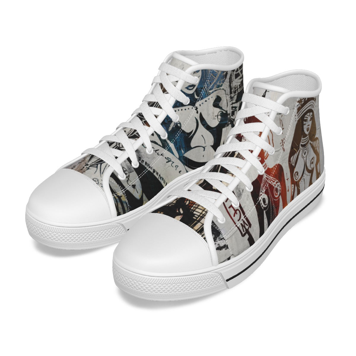 OTEKA Color of Love Canvas graffitti shoes