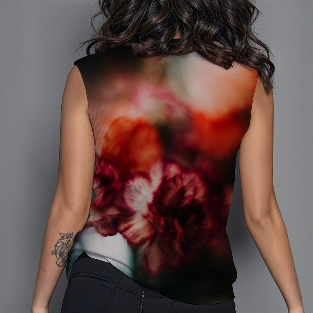 OTEKA Rose Round Sleeveless T-Shirt