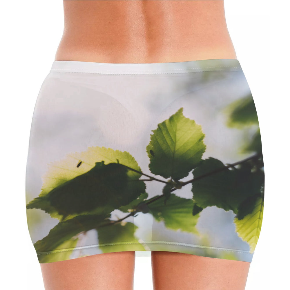 OTEKA sheer mesh Nature skirt 3