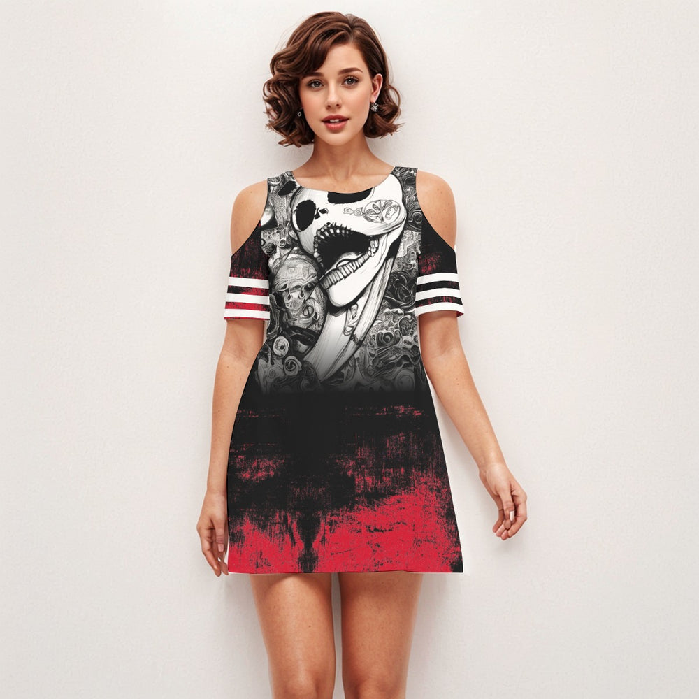 OTEKA Red Varsity death dress