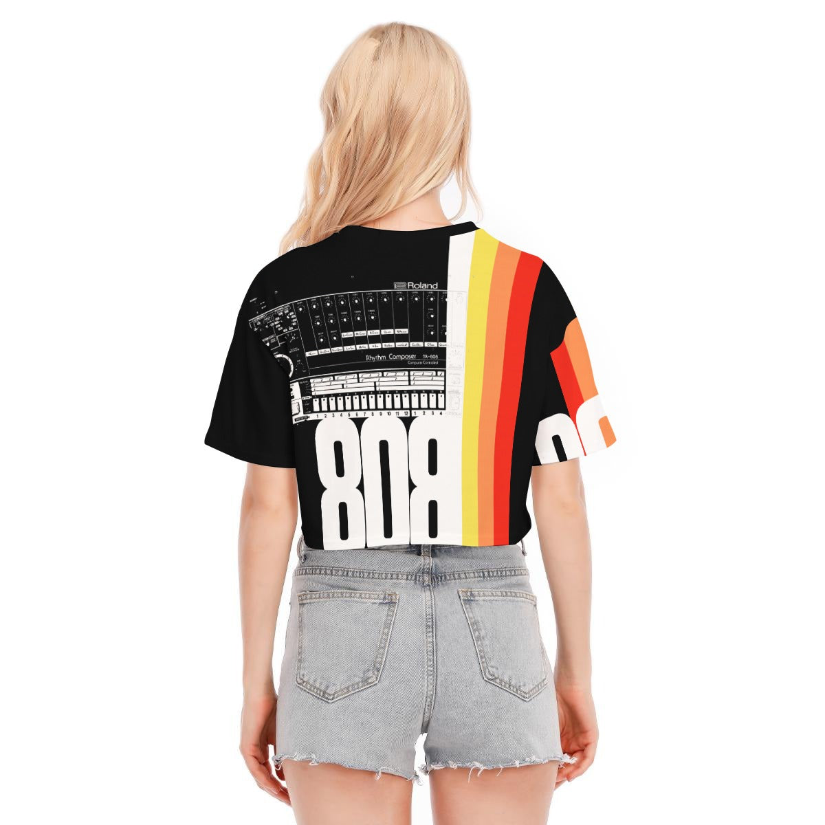 OTEKA 808 Women's Cropped Cotton T-shirt
