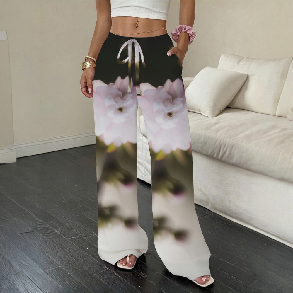 OTEKA Blossom Straight-Leg Casual Pants