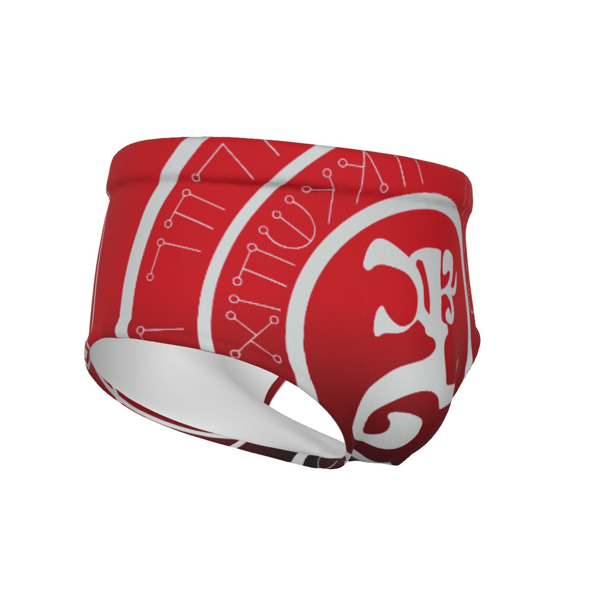 OTEKA Red Satanic men's swim trunks
