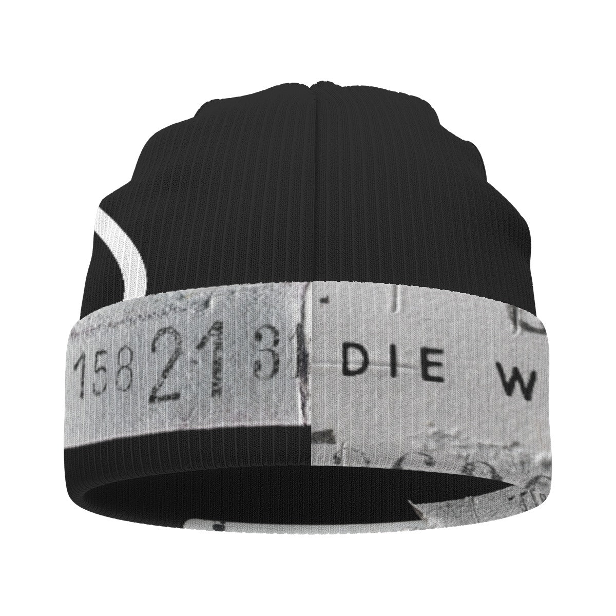 DIE WARZAU Knitted Hat – Pulseblack
