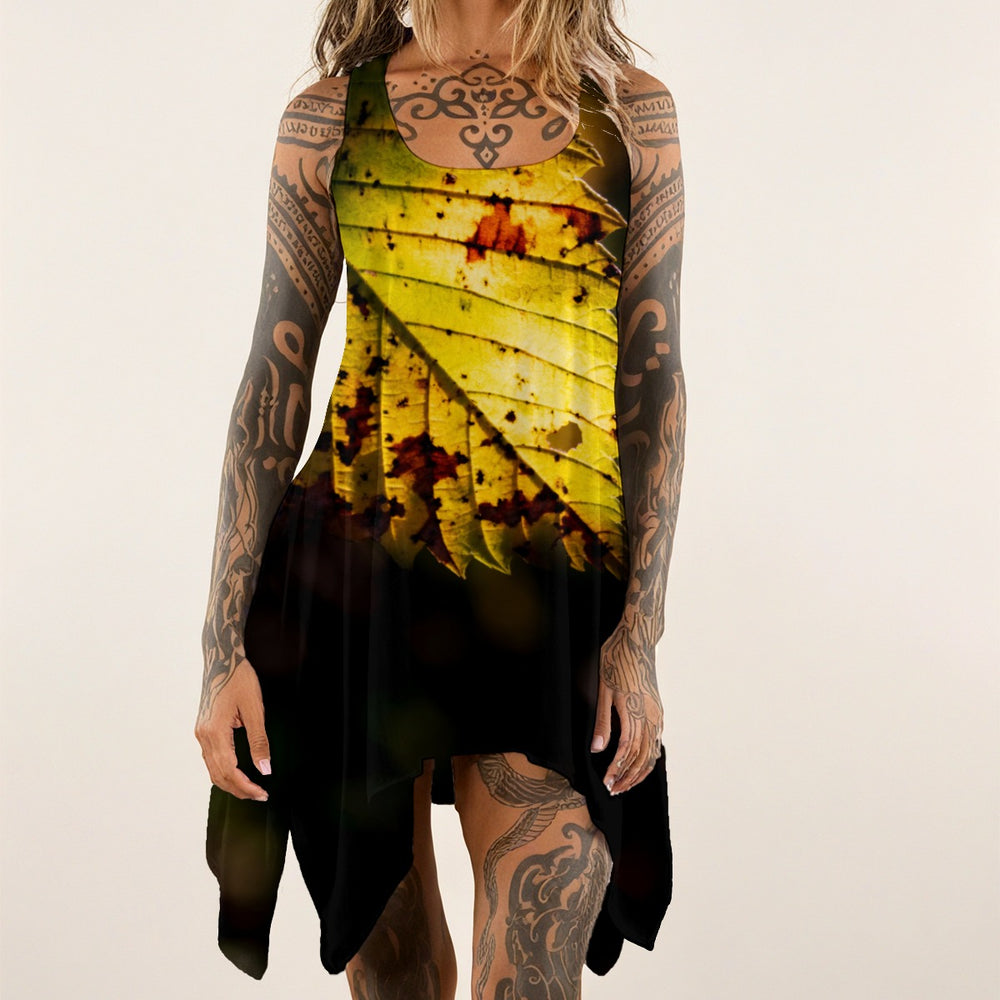 OTEKA Autumn Sleeveless Tank Dress