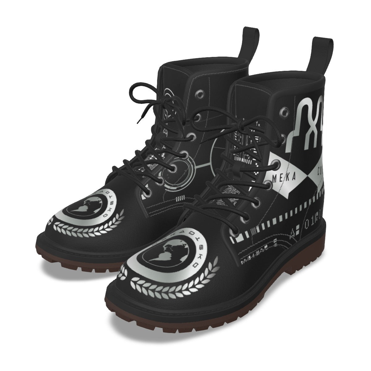 MEKADISKO Black Short Boots