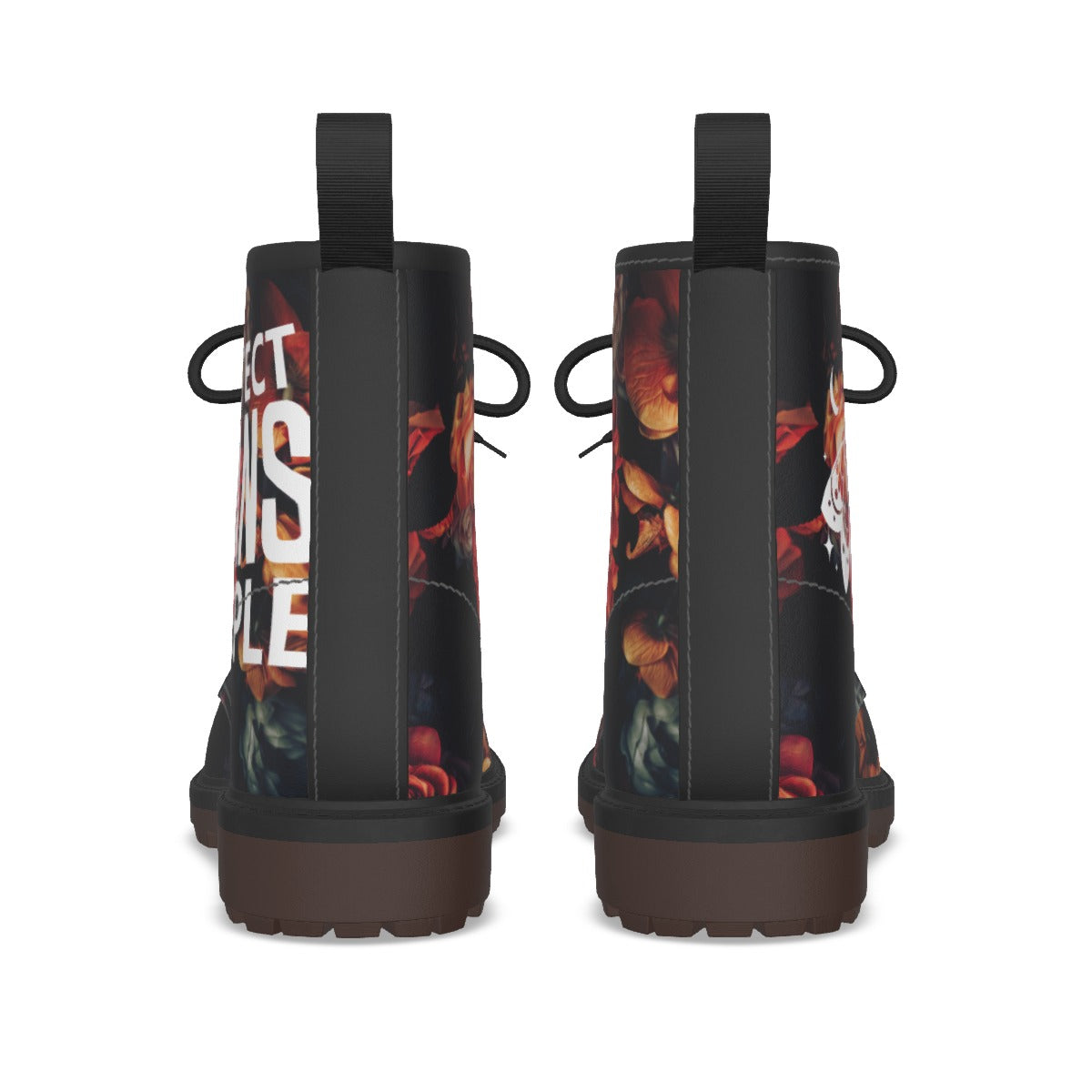 RESIST Protect Trans Vegan Women's flower boots