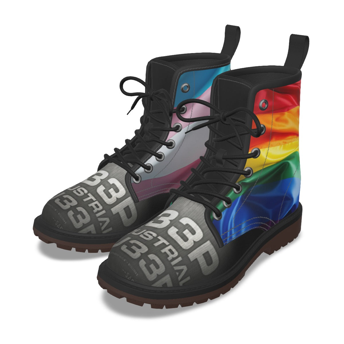 KEEP INDUSTRIAL QUEER boots