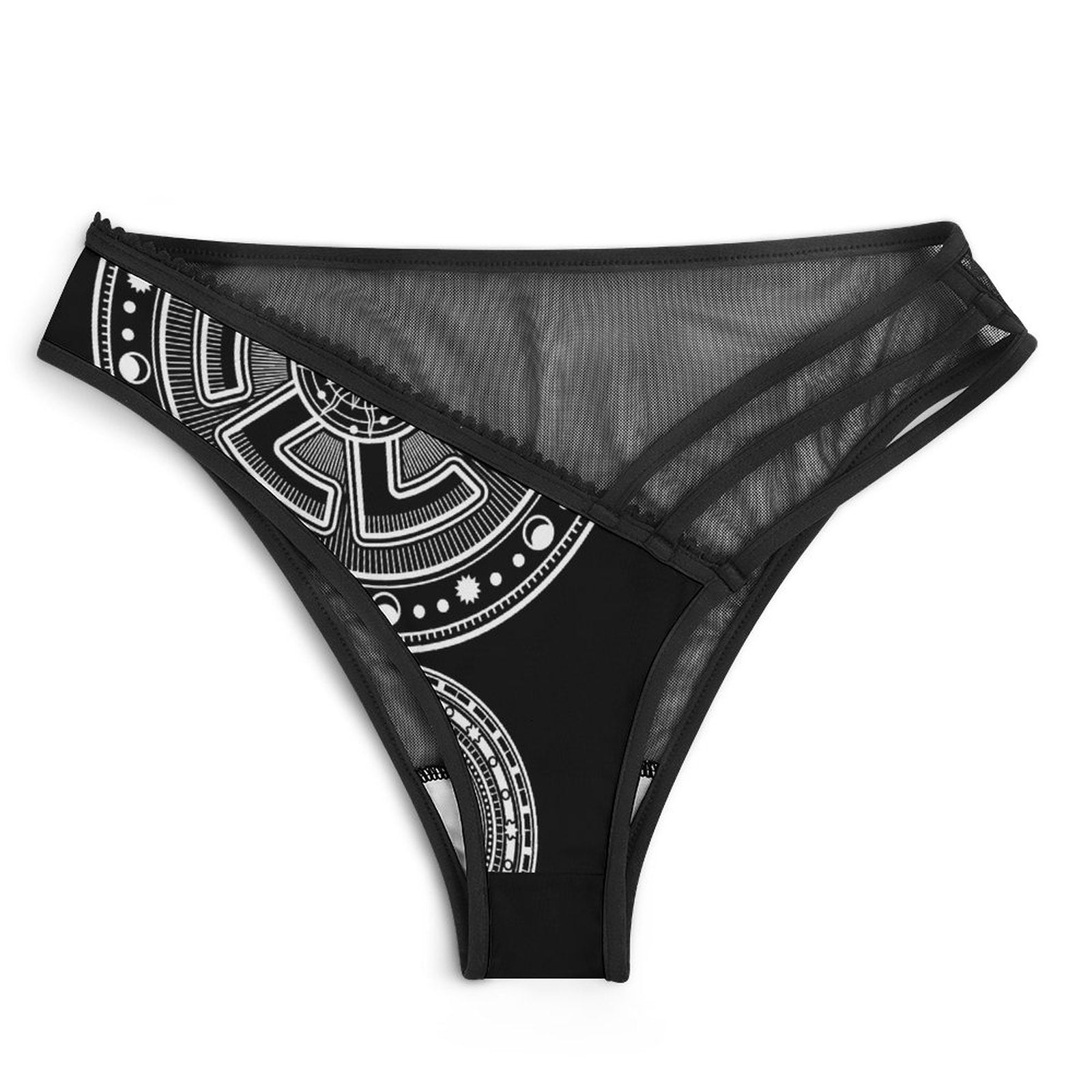OTEKA Black satanic side show bathing bottoms